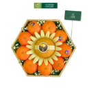 Hộp quà trái cây cam vàng nhập khẩu đi đám giỗ.