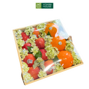 hộp quà trái cây tươi táo envy, cam vàng mỹ