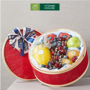 hộp trái cây nhập khẩu cherry, kiwi vàng, táo và việt quất