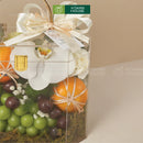 hộp quà trái cây nhập khẩu cherry nho xanh quýt úc đựng trong hộp vali sang trọng