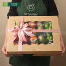 Hộp quà trái cây nho mẫu đơn, kiwi, mật ong đi chúc sức khỏe người thân bạn bè