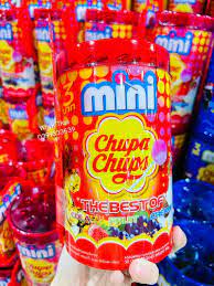 Hộp 50 Cây Kẹo Mút Creamy Chupa Chups Mini Thái (Đỏ)