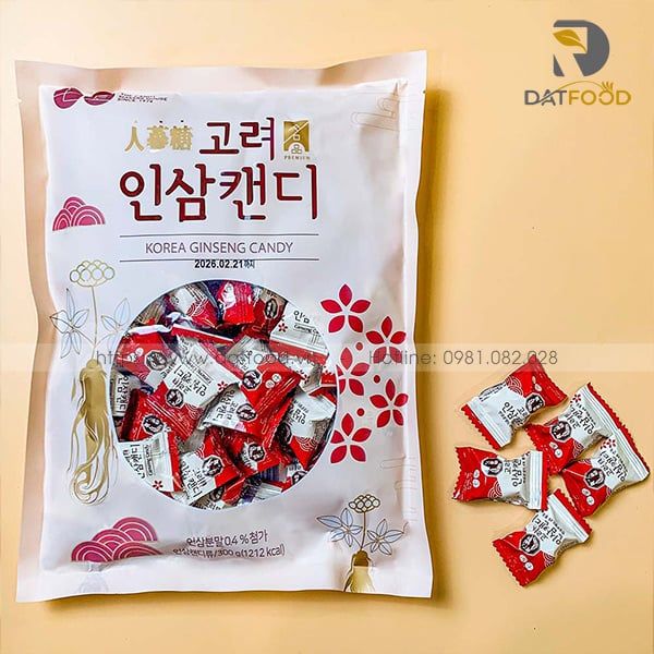 Kẹo Hồng Sâm Chilsung HQ Gói 300g