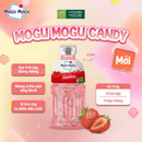 Kẹo Mogu Mogu Dâu Không Đường Vitamin C Hộp 19.5g