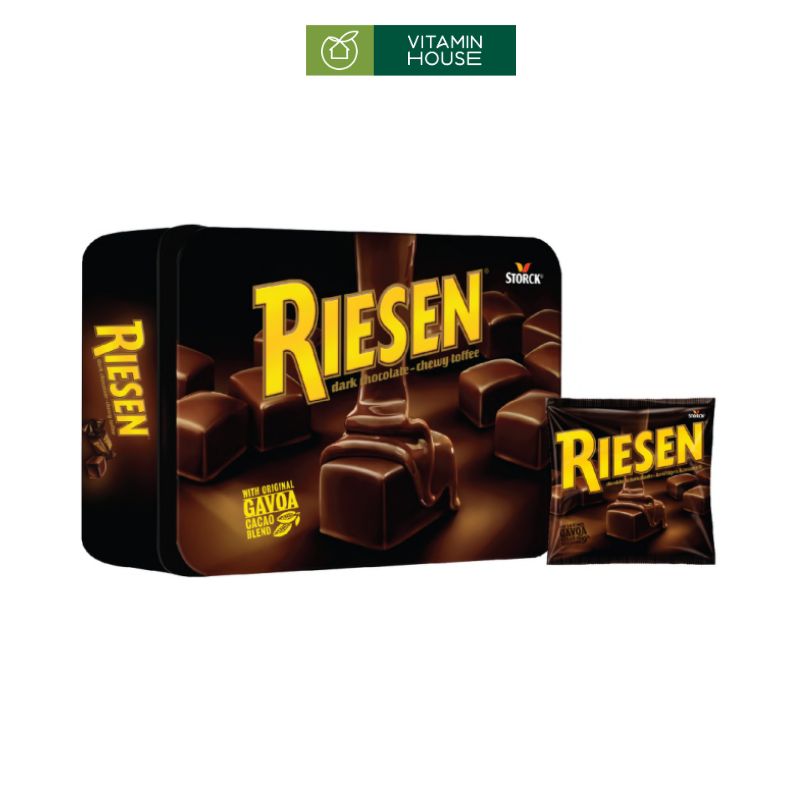 Kẹo Socola Riesen Chewy Toffee 315g Hương Vị Cổ Điển Ngọt Ngào Trường