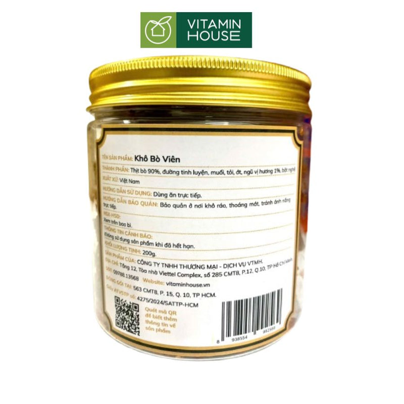 Khô Bò Viên Vitamin House 200g