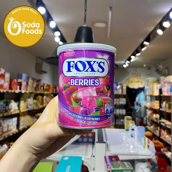 Kẹo Trái Cây Foxs Berries Hộp Thiếc 180g