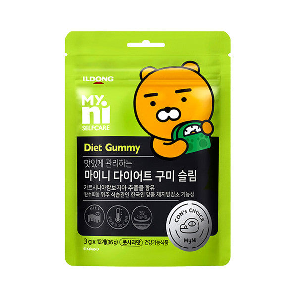Gói Kẹo Dẻo Diet Gummy Hàn Quốc Vị Táo 36g