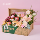 Giỏ Quà Trái Cây Celebration Fruit 05 - Kiwi Vàng, Nho Đỏ, Cam Vàng Mừng Sinh Nhật Đối Tác, Sếp