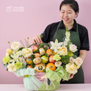 Giỏ Quà Trái Cây Celebration Fruit 07 - Táo Envy, Lê, Cam, Kiwi Tặng Sinh Nhật Người Yêu