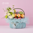 Giỏ Quà Trái Cây Celebration Fruit 15 - Nho Đỏ, Táo Envy, Quýt Tặng Người Thân, Bạn Bè