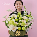 Giỏ Quà Trái Cây Celebration Fruit 17 - Cho Ngày Cưới, Lễ Dạm Ngõ