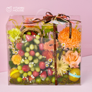 Giỏ Quà Trái Cây Celebration Fruit 19 - Kiwi, Dâu, Nho Tặng Bà, Mẹ Yêu Ngày 20/10