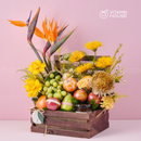 Giỏ Quà Trái Cây Celebration Fruit 20 - Kiwi, Táo Envy, Cam Tặng Vợ/Chồng Vào Ngày Kỷ Niệm