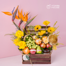 Giỏ Quà Trái Cây Celebration Fruit 20 - Kiwi, Táo Envy, Cam Tặng Vợ/Chồng Vào Ngày Kỷ Niệm