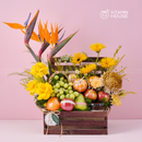 Giỏ Quà Trái Cây Celebration Fruit 20 - Kiwi, Táo Envy, Cam Tặng Vợ/Chồng Vào Ngày Kỷ Niệm