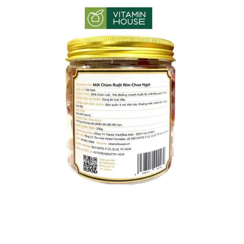 Mứt chùm ruột rim chua ngọt vitamin house