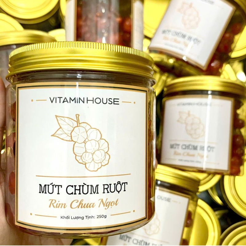 Mứt chùm ruột rim chua ngọt vitamin house