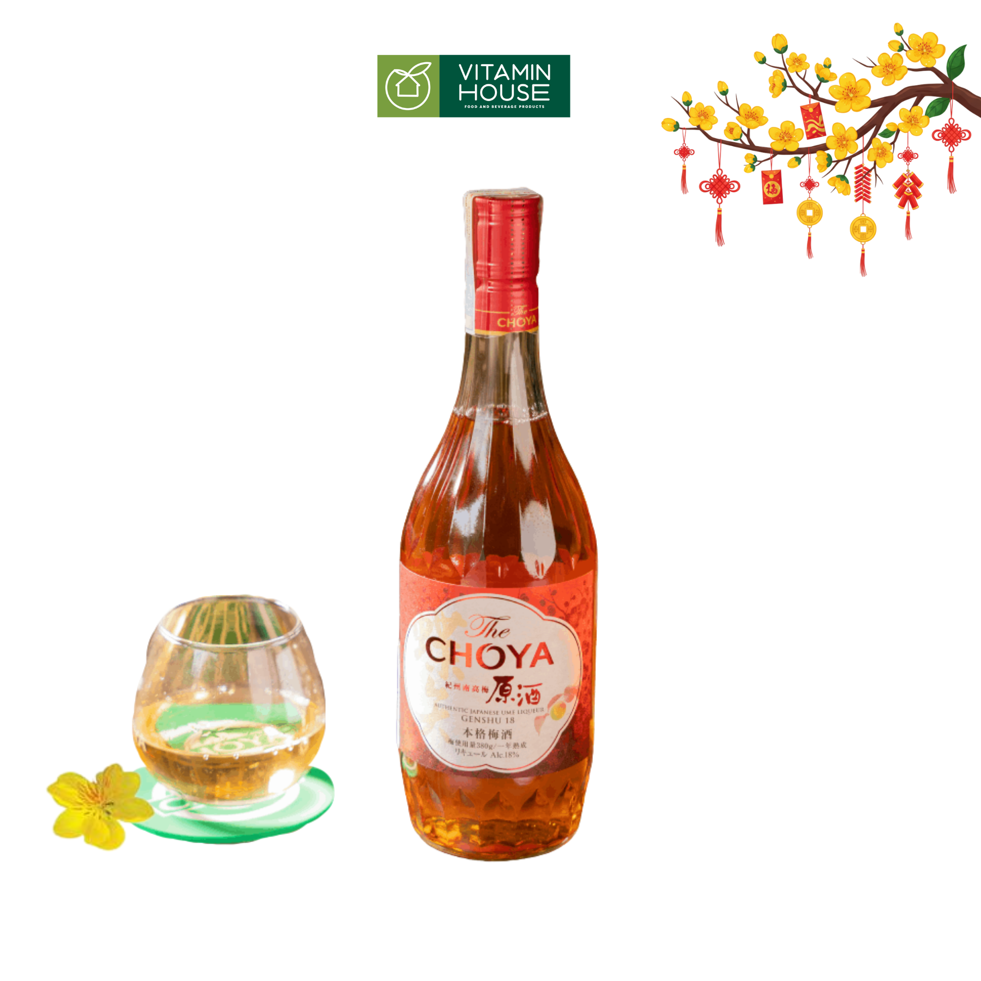 Rượu The Choya Genshu - 700ml