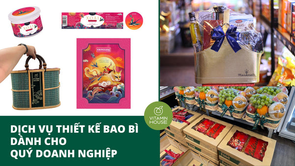 Thiết kế giỏ trái cây theo yêu cầu khách hàng