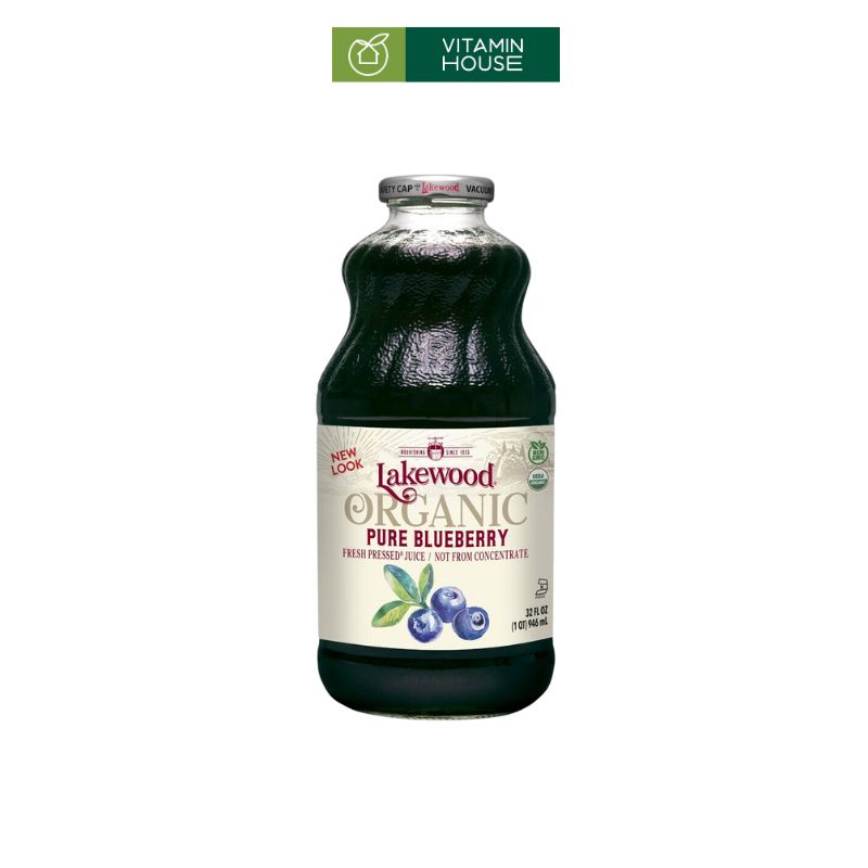 Nước Ép Organic Lakewood Mỹ Chai 946ml Tinh Chất Từ Thiên Nhiên