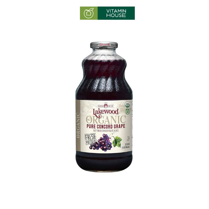 Nước Ép Organic Lakewood Mỹ Chai 946ml Tinh Chất Từ Thiên Nhiên