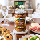 Oliu Đen Có Hạt Leccino Black Olives Ý Hũ 170g