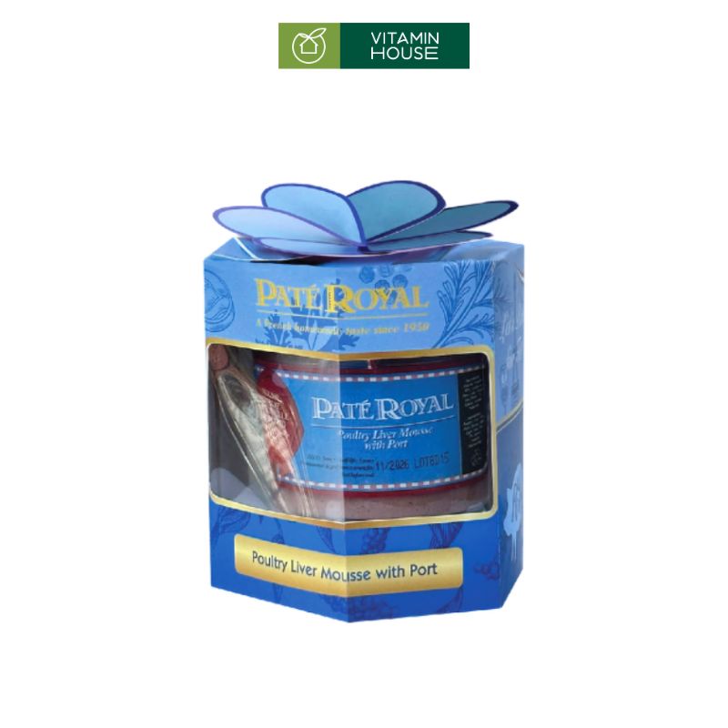 Pate Royal Pháp Hũ 180g Hương Vị Tinh Tế Từ Nguyên Liệu Cao Cấp