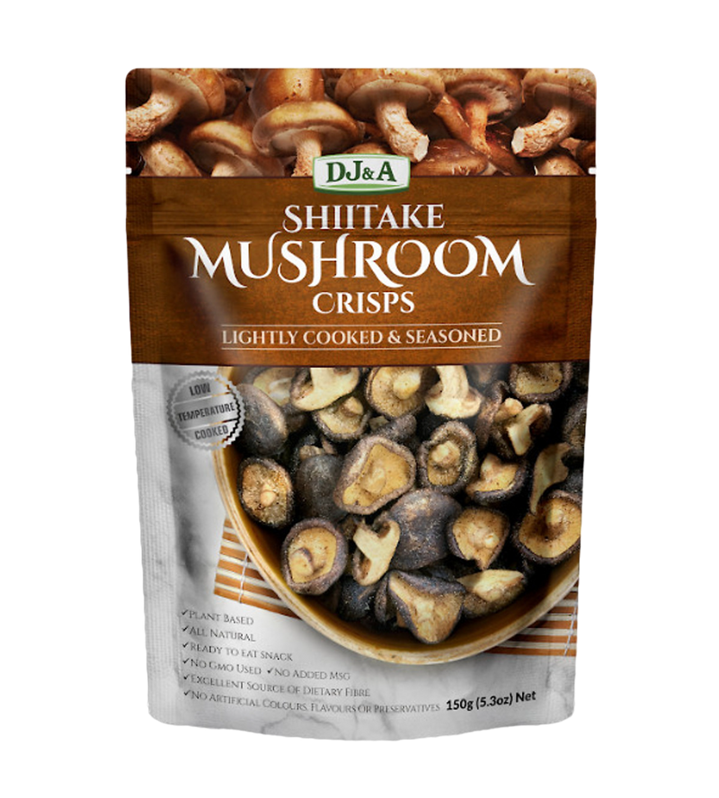 Nấm Hương Sấy Giòn Mushroom Crisps DJ&A Đủ Loại