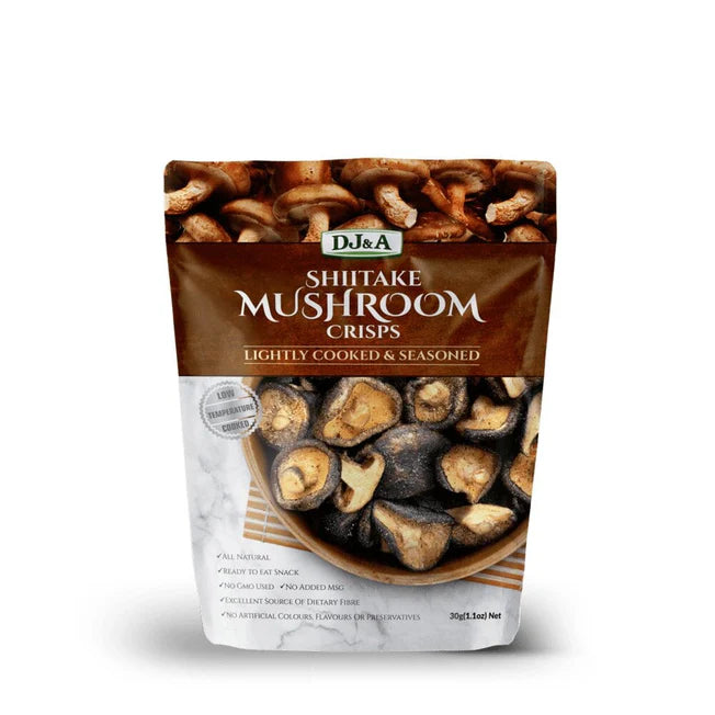 Nấm Hương Sấy Giòn Mushroom Crisps DJ&A Đủ Loại