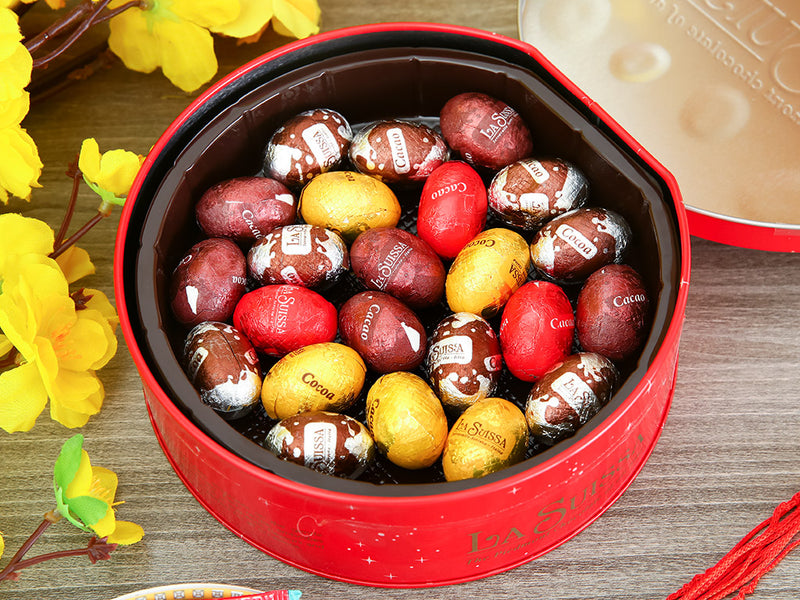 Hộp Chocolate Mini Eggs La Suissa Ý