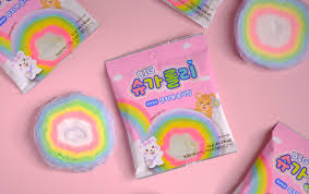 Kẹo Bông Gòn Cầu Vồng Big Sugar Lolli HQ Gói 12g