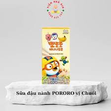Sữa Đậu Nành Vị Chuối Pororo HQ Hộp 190ml