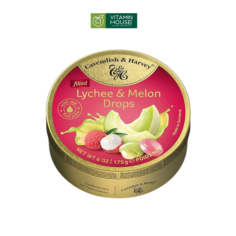Kẹo Hộp Thiếc C&H Đức 175g Nhiều Vị Thơm Ngon Lừng Danh