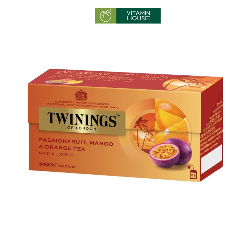 Trà Túi Lọc Twinings Of London Earl Grey Tea 50g Hương Vị Đa Dạng
