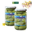 Oliu Xanh Có Hạt Green Cerignola Olives Glass Jar Ý Hộp 170g