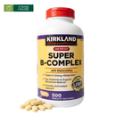 Viên uống bổ sung vitamin B của Mỹ Super B-Complex Kirkland 500v