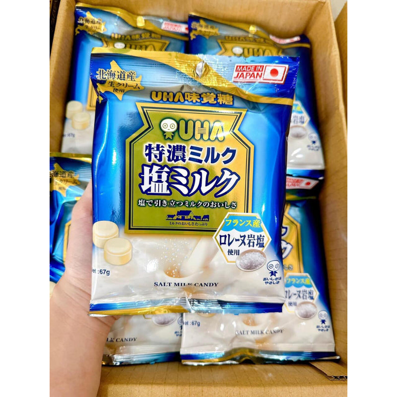 Kẹo Sữa Muối UHA Tokuno 67g