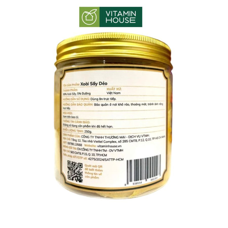 Xoài Sấy Dẻo Vitamin House Hộp 250g