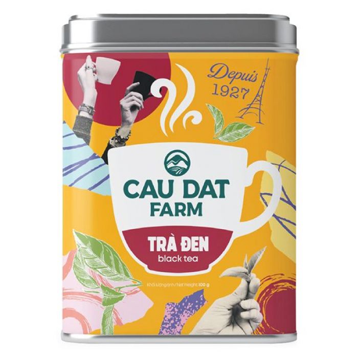 Trà Cầu Đất Hộp Thiếc 100g