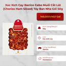 Xúc Xích Cay Iberico Cebo Muối Cắt Lát (Chorizo Ham Silced) TBN Gói 50g
