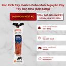 Xúc Xích Cay Iberico Cebo Muối Nguyên Cây TBN (520-650g)