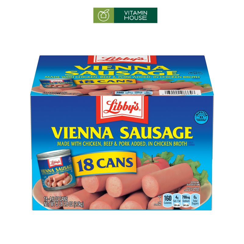 Xúc Xích Libby’s Vienna Sausage Mỹ 130g Thơm Ngon