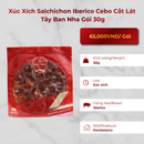 Xúc Xích Salchichon Iberico Cebo Cắt Lát Tây Ban Nha Gói 30g.