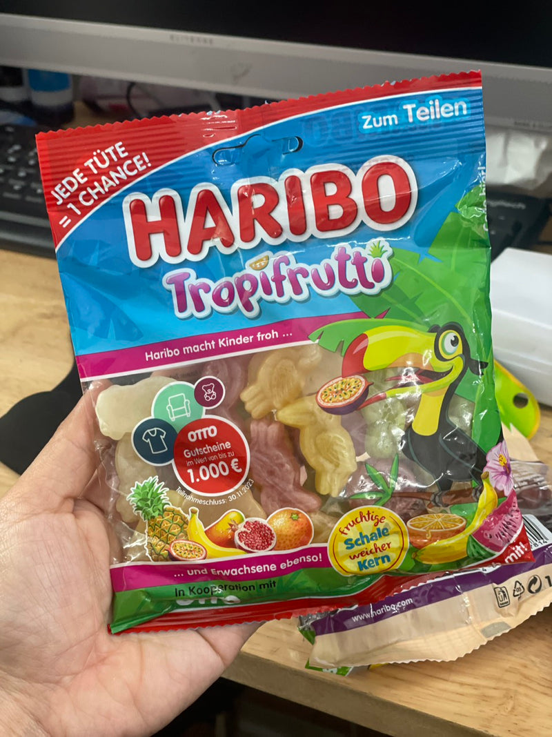 Kẹo Dẻo Tropifrutti Haribo Đức Gói 175g