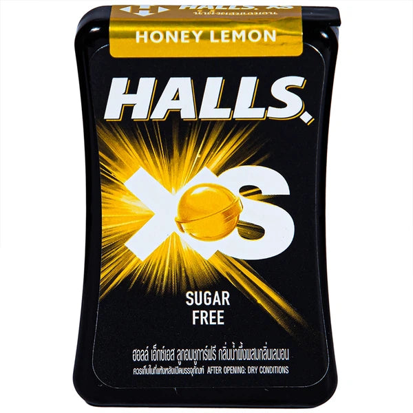 Kẹo Halls XS không đường Honey Lemon Avengers 15g