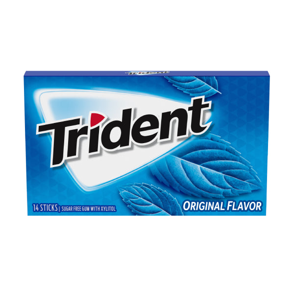 Kẹo Gum Trident Mỹ Vị Truyền Thống (Xanh Dương Đậm)
