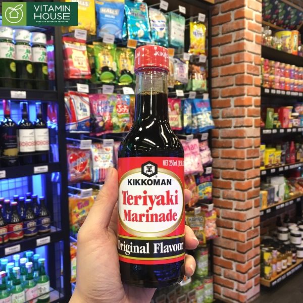 Sốt Ướp Truyền Thống Teriyaki Kikkoman Nhật Chai 250ml