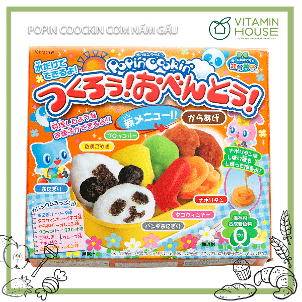 Kẹo Đồ Chơi Sáng Tạo Cơm Nắm Bento Popin Cookin Nhật Hộp 29g