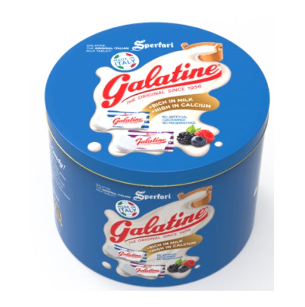 Kẹo Mềm Vị Sữa Và Trái Cây Rừng Galatine Ý Hộp 200g (Xanh)